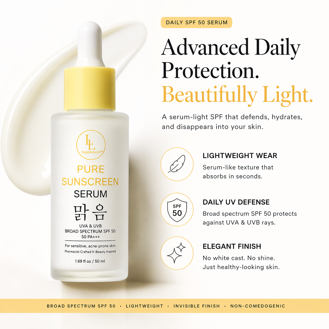 Pure Sunshine Serum SPF 50