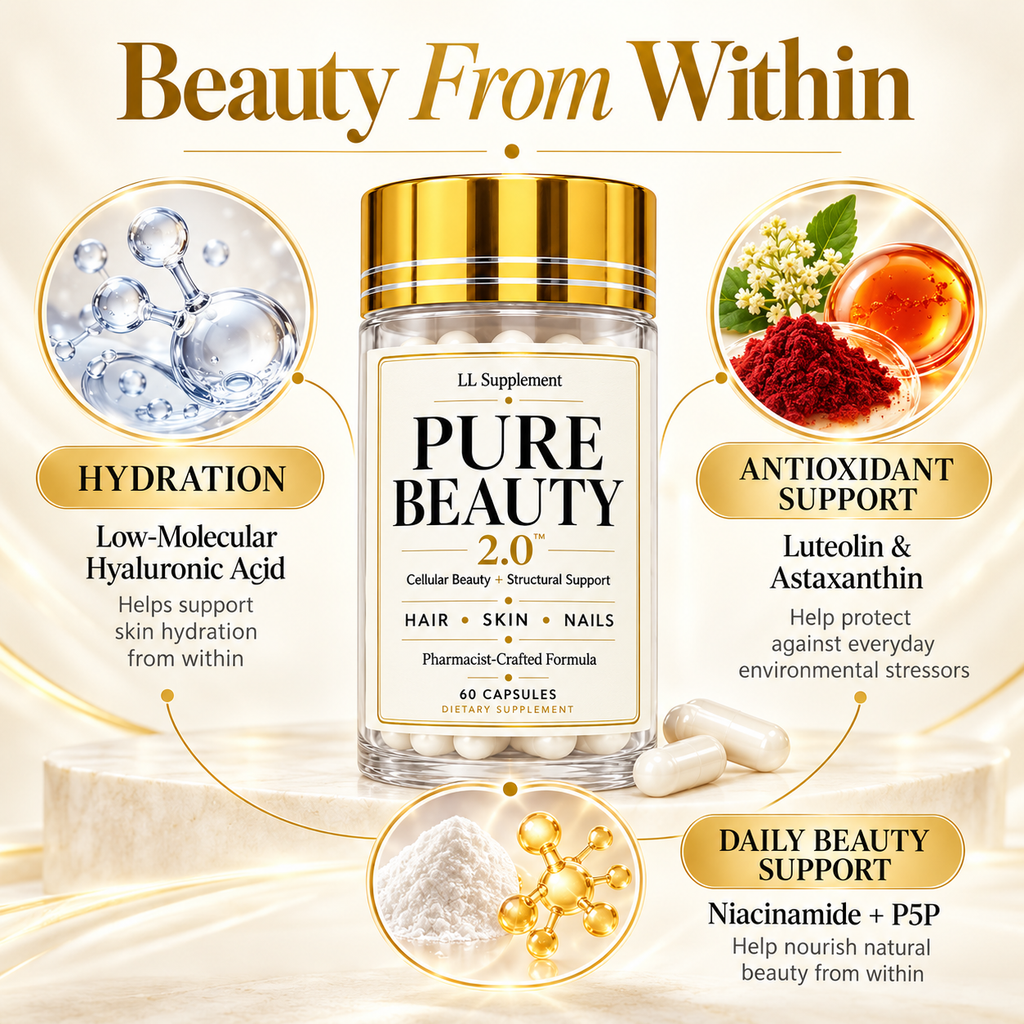 Pure Beauty 2.0: Hair, Skin & Nails Support | Pharmacist-Crafted