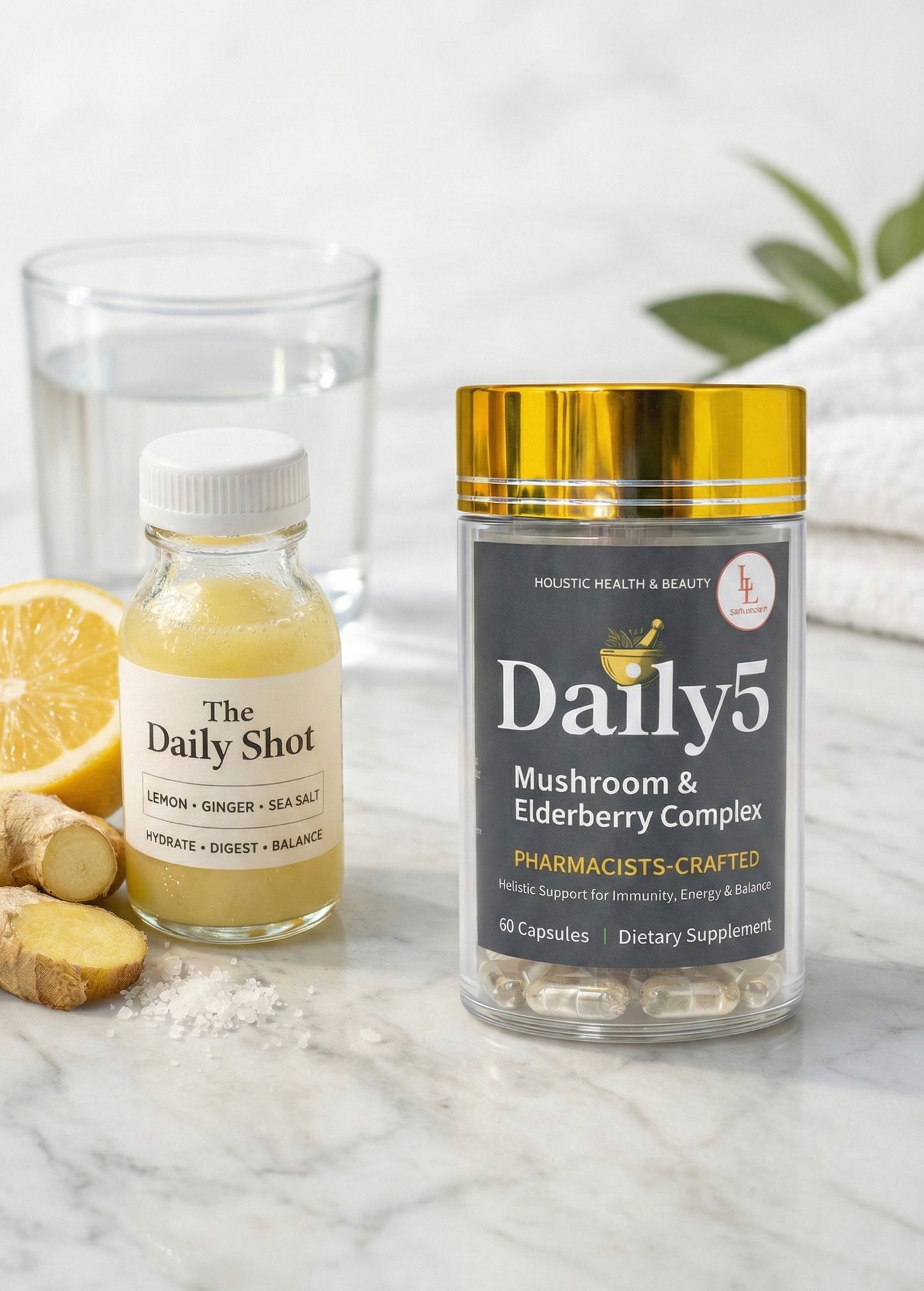 Daily 5 – Mushroom Complex and Elderberry | Pharmacist’s Formulation