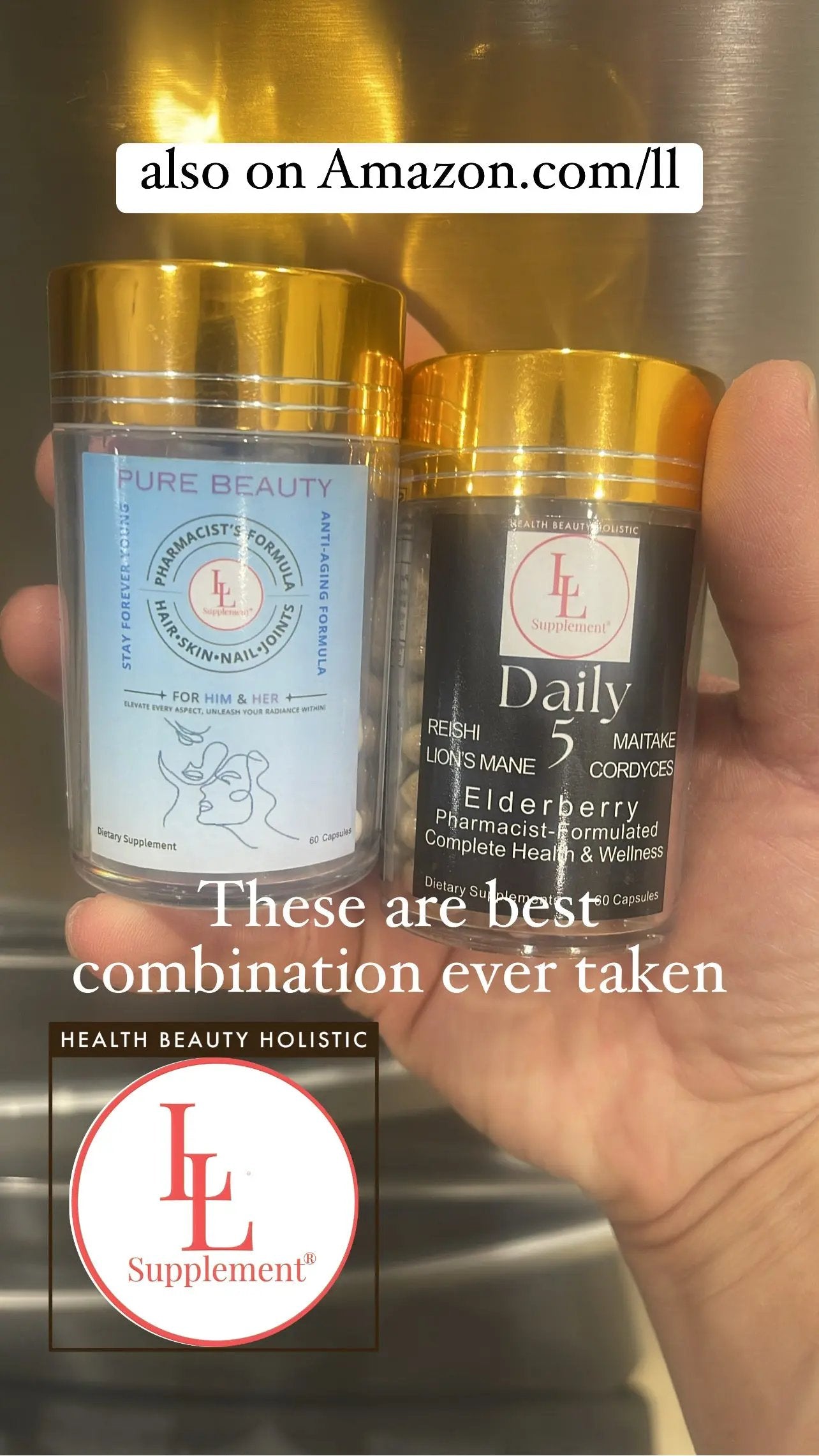 Daily 5 – Mushroom Complex &amp; Elderberry | Pharmacist’s Formulation L & L Supplement