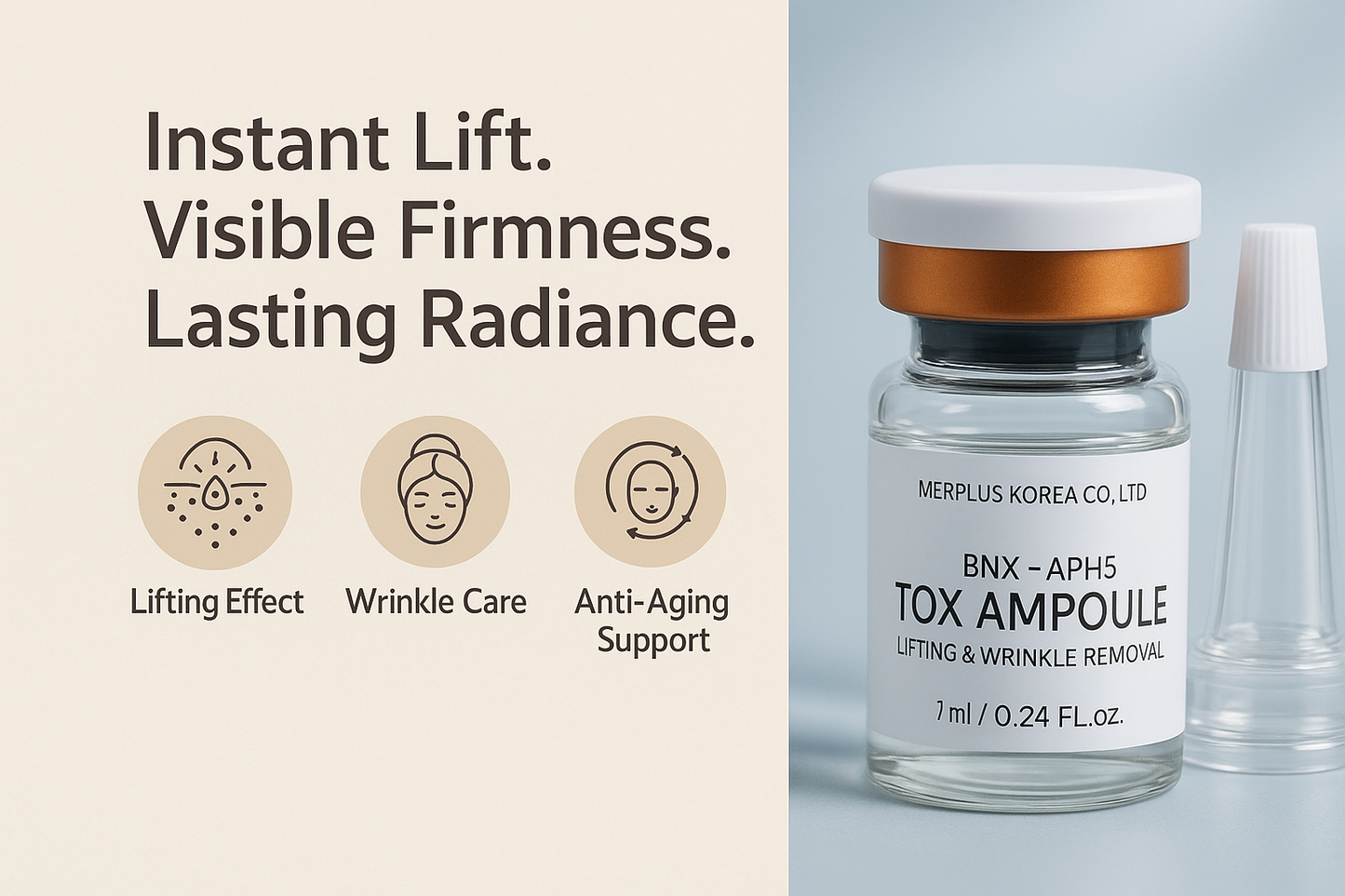 Tox Serum Ampoule - Advanced Wrinkle Lifting & Skin Reset K-Beauty Treatment