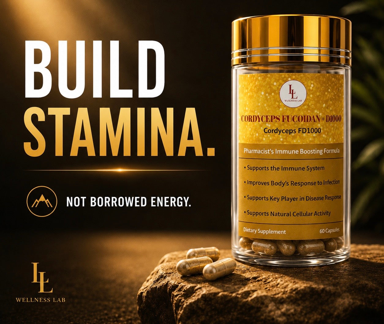 Cordyceps FD1000 Powerful Immunity Booster