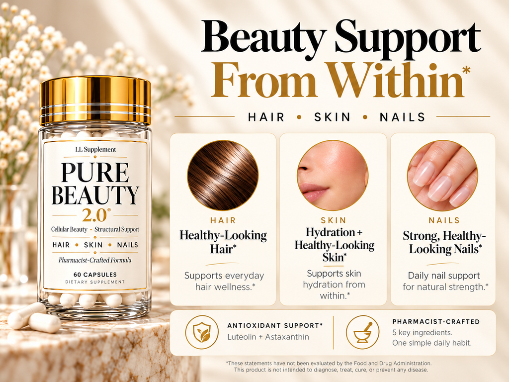 Pure Beauty 2.0: Hair, Skin & Nails Support | Pharmacist-Crafted