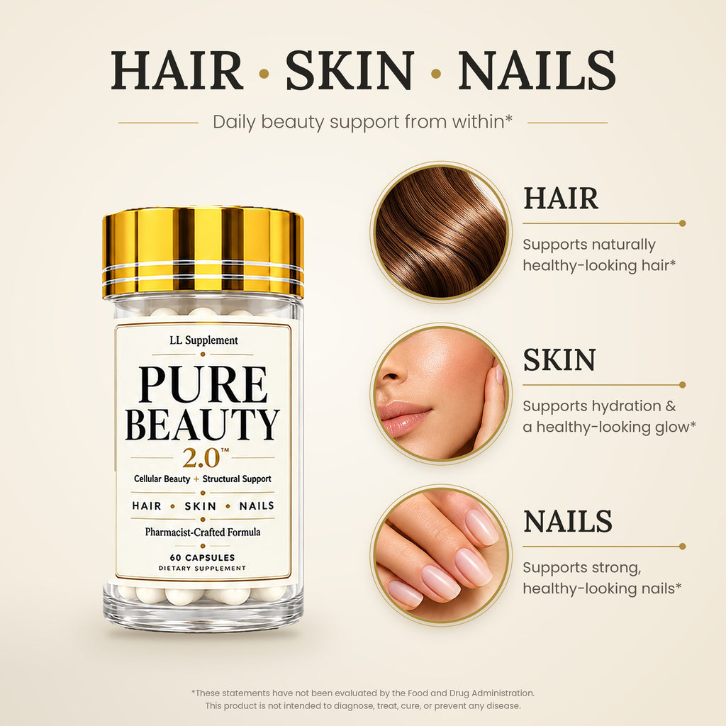 Pure Beauty 2.0: Hair, Skin & Nails Support | Pharmacist-Crafted