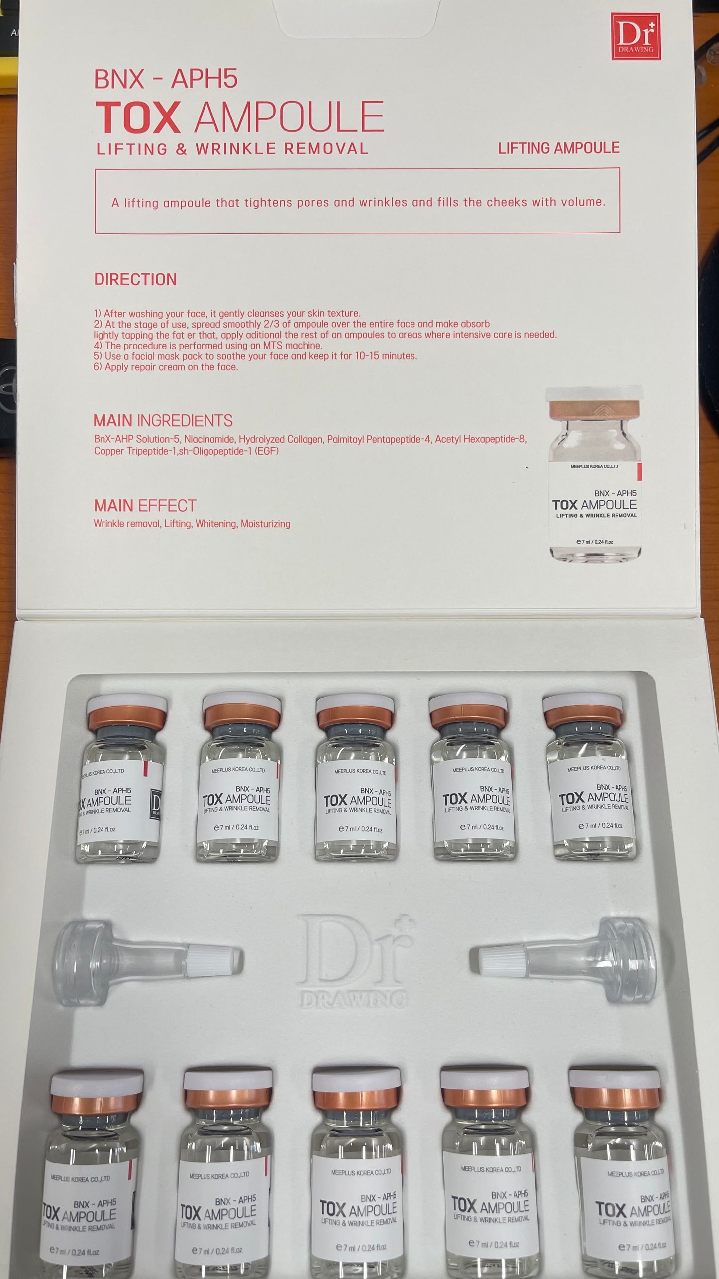 Tox Serum Ampoule - Advanced Wrinkle Lifting & Skin Reset K-Beauty Treatment