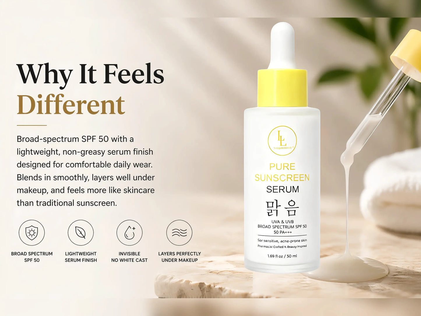Pure Sunshine Serum SPF 50