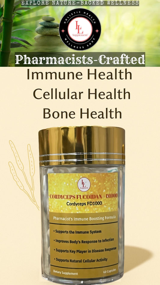 Daily Vitality Bundle: Daily 5 + Cordyceps FD1000 LL Supplement