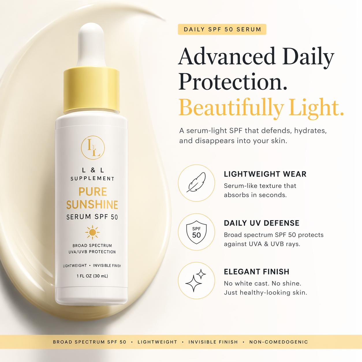 Pure Sunshine Serum SPF 50