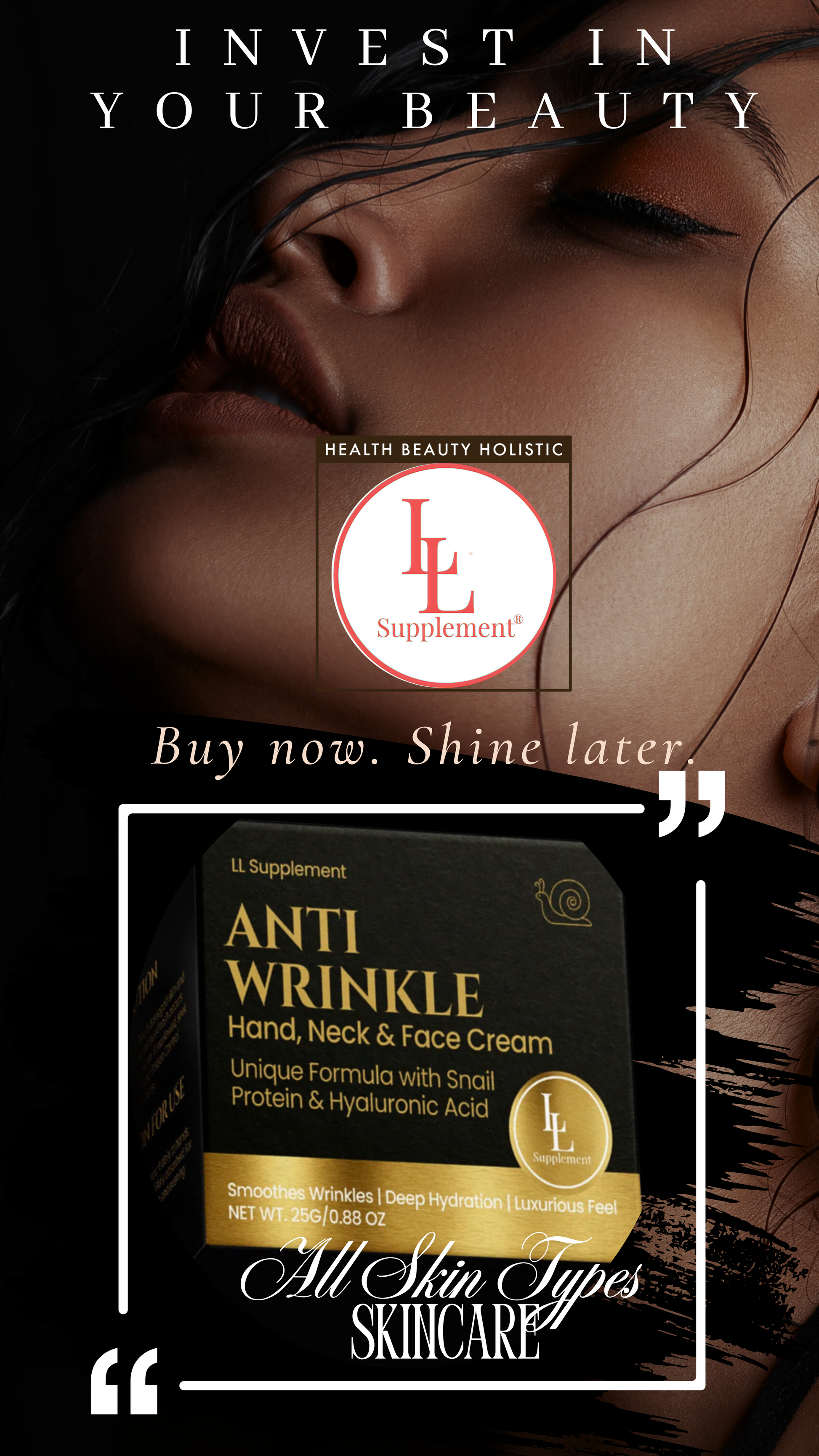 LL Anti-Wrinkle Hand, Neck & Face Cream LL Supplement
