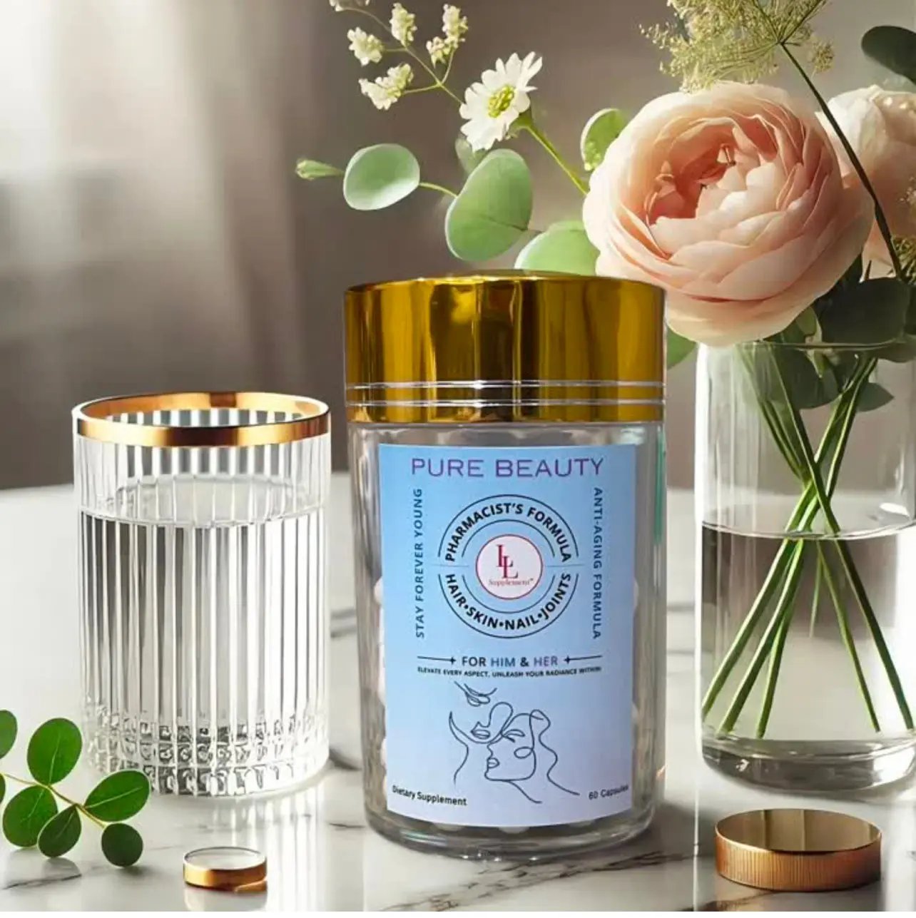 Pure Beauty: Hair Skin Nail Joint L & L Supplement