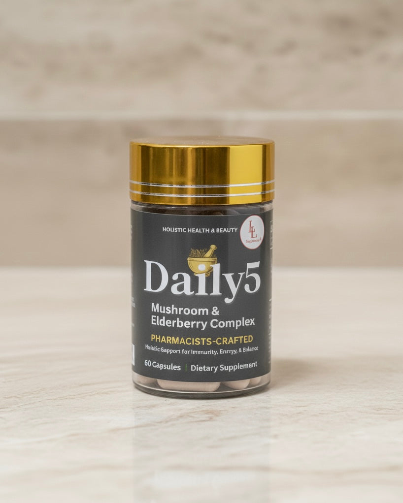 Daily 5 – Mushroom Complex and Elderberry | Pharmacist’s Formulation