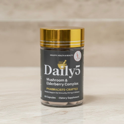 Daily 5 – Mushroom Complex and Elderberry | Pharmacist’s Formulation
