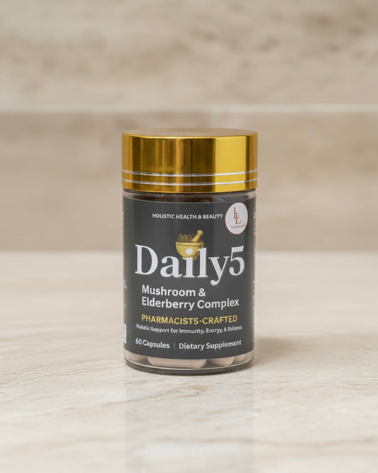 Daily 5 – Mushroom Complex and Elderberry | Pharmacist’s Formulation