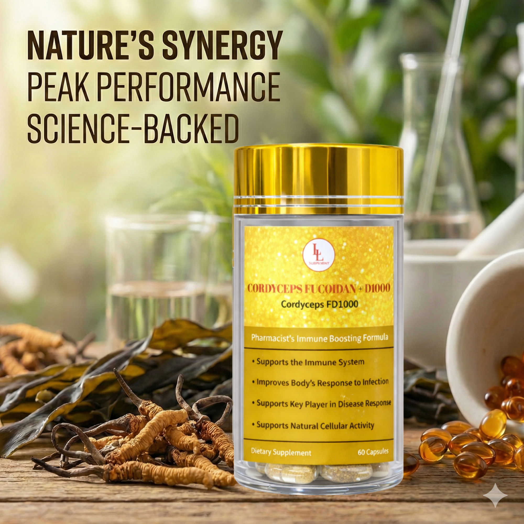 Cordyceps FD1000 Powerful Immunity Booster