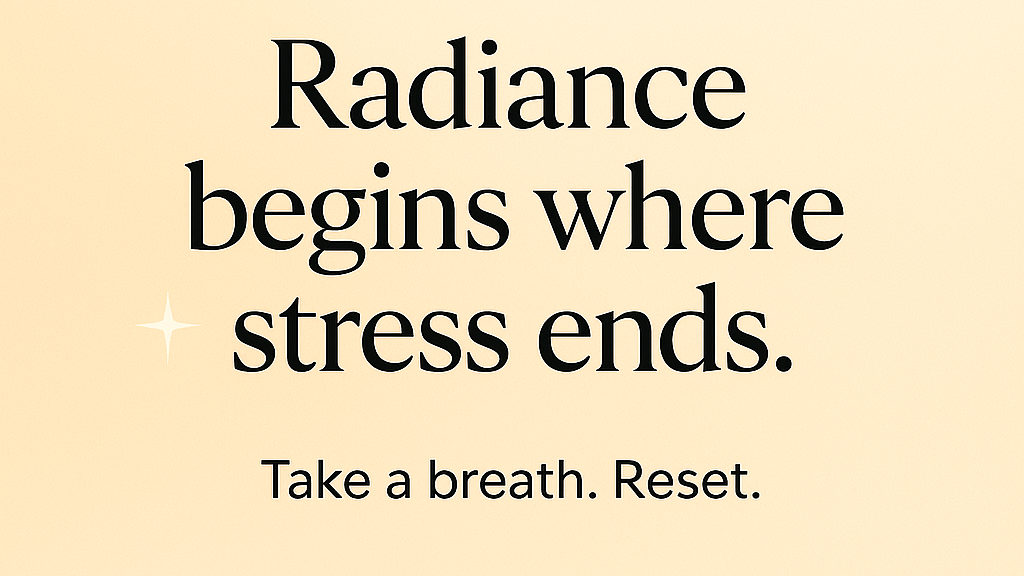 Motivational quote on a beige background with a soft light effect.